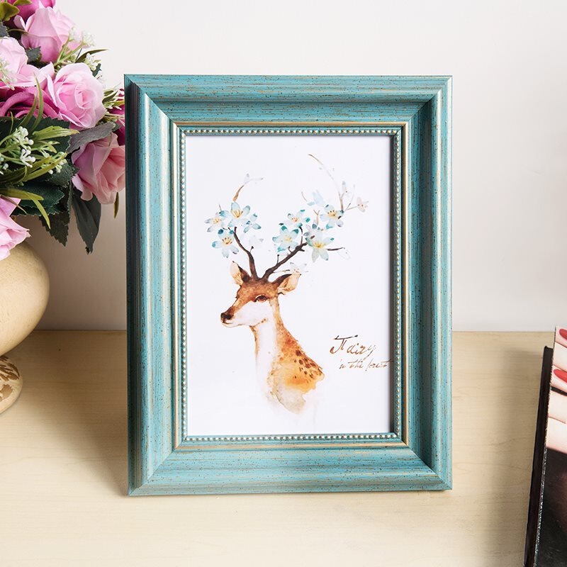 , Photo Frame 10 X15 20 25 30 35 40*45 Wall Hanging Table 7 Inches 5 6 8inch Picture Frame Solid Wood cm
