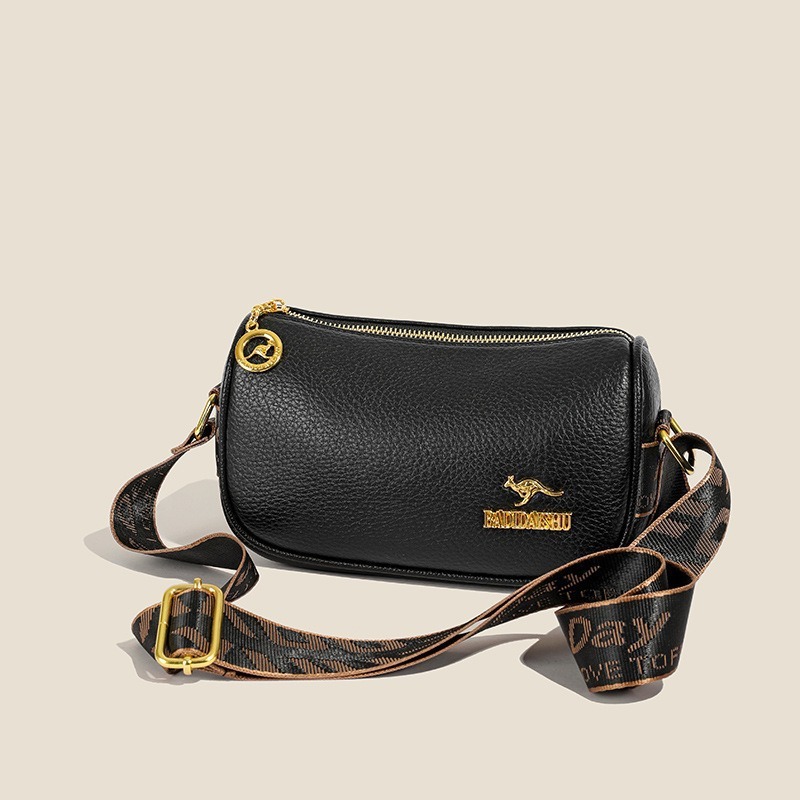 Borsa a tracolla da donna versatile e alla moda con cuscino di grande capacità, in PU, semplice ed elegante, personalizzabile._voghion.com