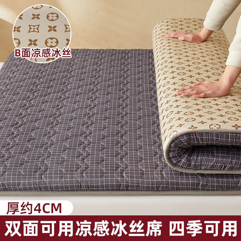 アイスシルクマットマットレスクッション家庭用寝室180x200レンタル専用畳マットレス冬と夏用5|undefined
