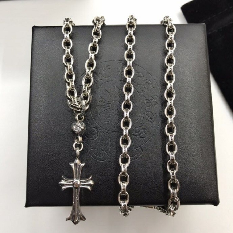 Crook vintage personalizado Cruz collar moda hombres y mujeres pareja todo-fósforo colgante suéter cadena fábrica al por mayor