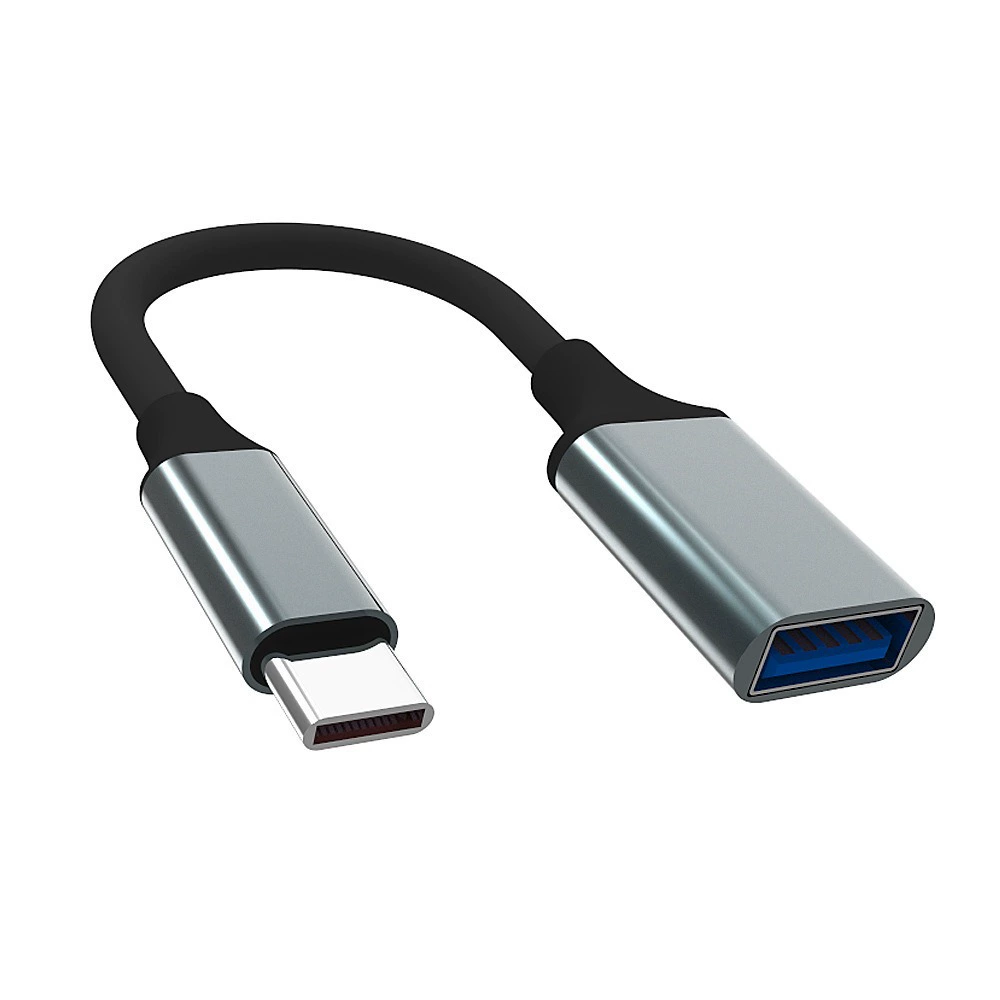 Кабель-адаптер OTG из алюминиевого сплава подходит для адаптера Apple Lightning к USB-кардридеру U-дисковому преобразователю