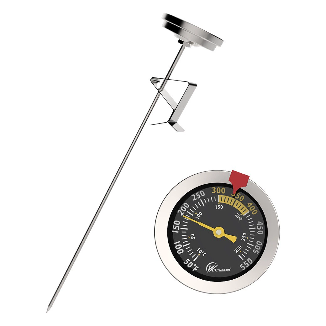 Термометр для фритюрницы из нержавеющей стали Кухня Пищевая выпечка Конфеты Бытовой термометр Высокотемпературный измеритель температуры масла Измеритель температуры масла