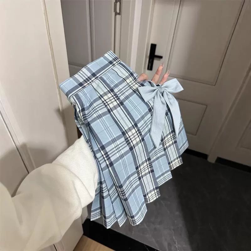 Готовая ткань для форменной одежды JK [Линцюань] [Розовое море] [Стеклянное море] юбка в клетку, короткая юбка, форменная юбка, плиссированная юбка