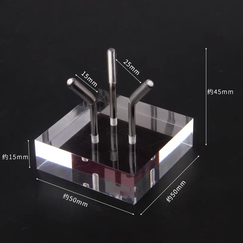 Base de acrílico 50 mm (plata)