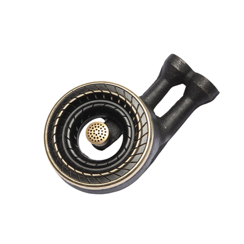 铸铁灶头灶具配件双管节能省气煤气灶灶头液化气灶头煤气灶配件