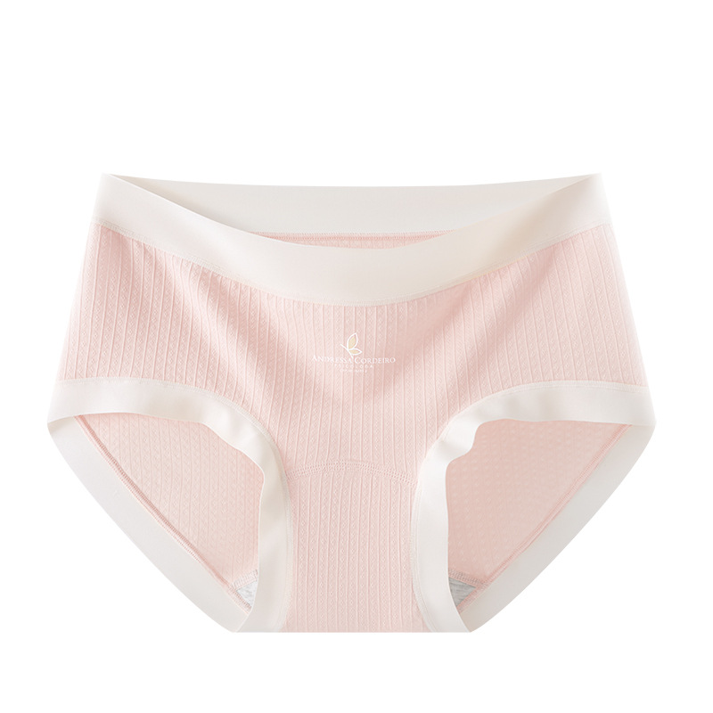 Calzoncillos de entrepierna alargada Calzoncillos de color de contraste de entrepierna antibacteriana de grado 10A Calzoncillos de cintura media transpirables para niñas