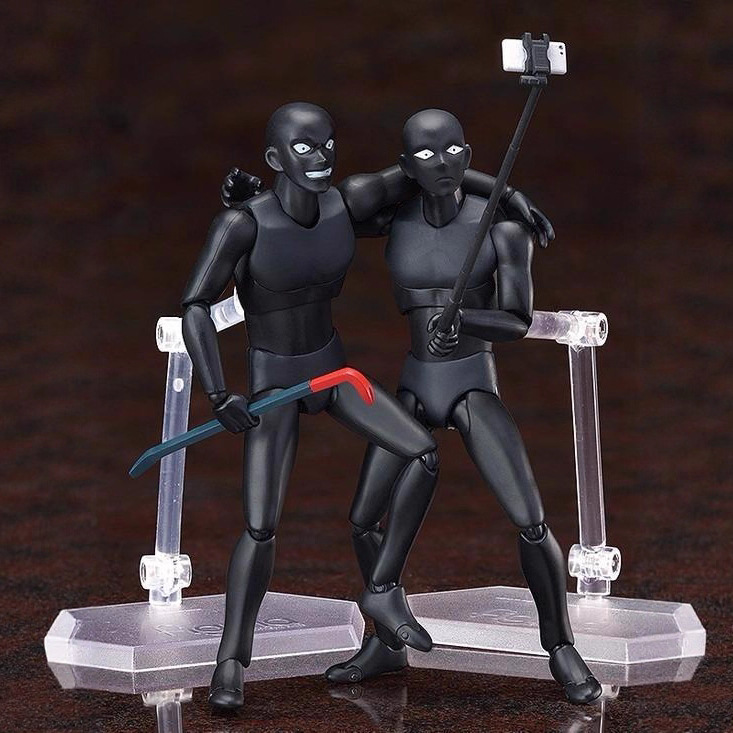 名侦探柯南 SP-089 figma 真犯人 黑衣人 可动手办模型动漫批发