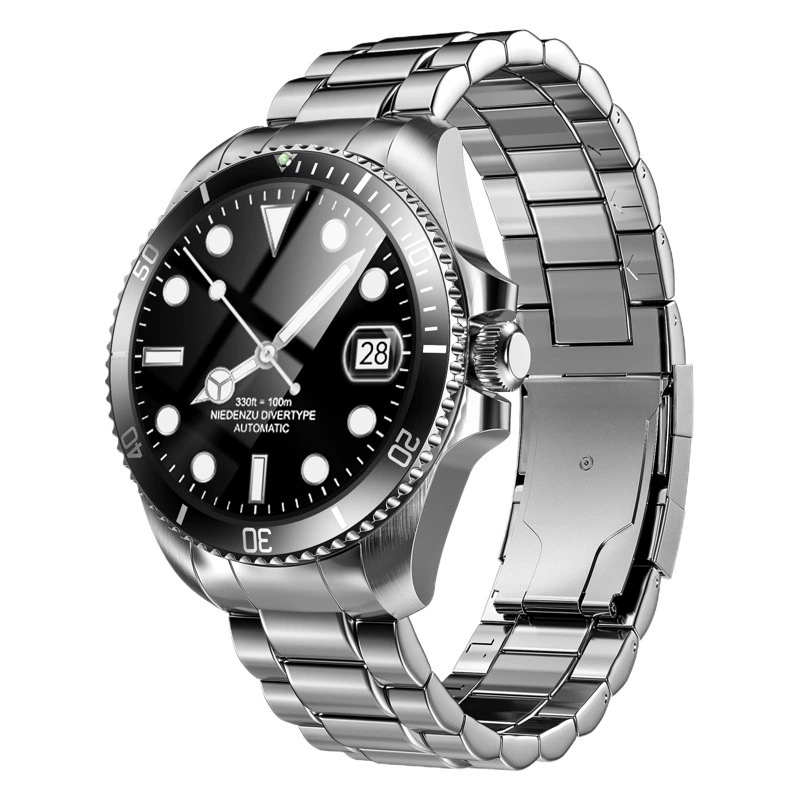 Умные часы R1 с функцией звонков по Bluetooth, 1,43-дюймовым механическим вращающимся безелем, 3D-выпуклым стеклом, водонепроницаемостью IP68, шагомером.