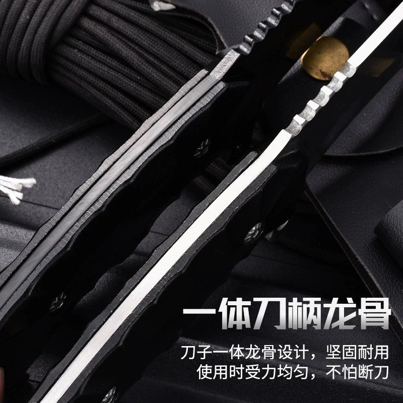 Portable small knife, wild survival knife outdoor knife high hardness stainless steel wild camp knife