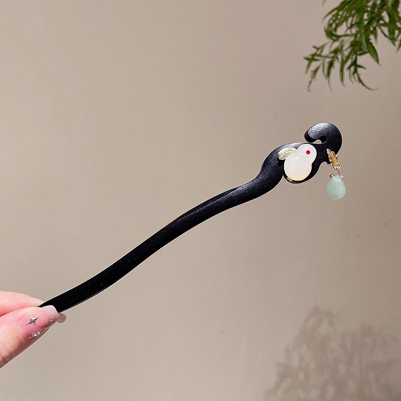 Lámpara Palacio emisor de luz horquilla borla de alto grado de las mujeres de estilo chino horquilla de pelo de estilo nacional updo pelo paso-sacudida chaleco falda