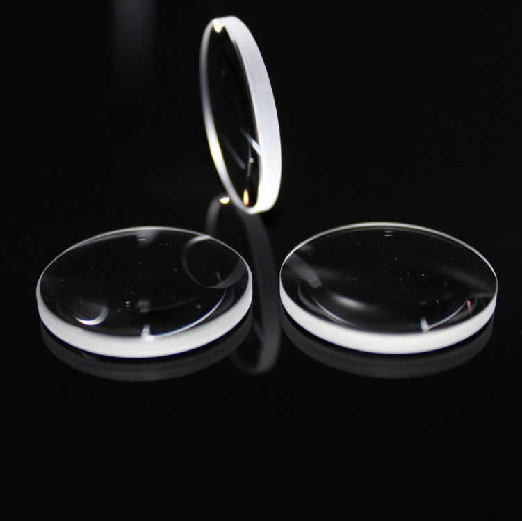 直径10mm紫外单晶氟化钙透镜平凸透镜分光光度计傅里叶变换光谱仪