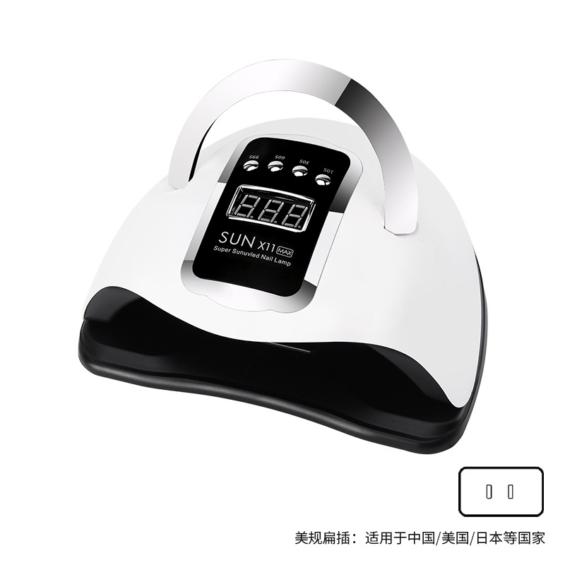 Lámpara de manicuras de alta potencia de secado rápido 220w lámpara de horneado de manicuras de mano no oscura luz de terapia de manicuras con máquina de manicuras transfronteriza