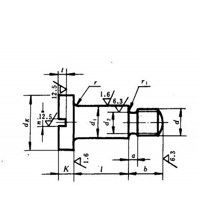 Բ��ͷ������λ�ݶ�M2*8 ������λ��˿GB830 ̨����˿Din923