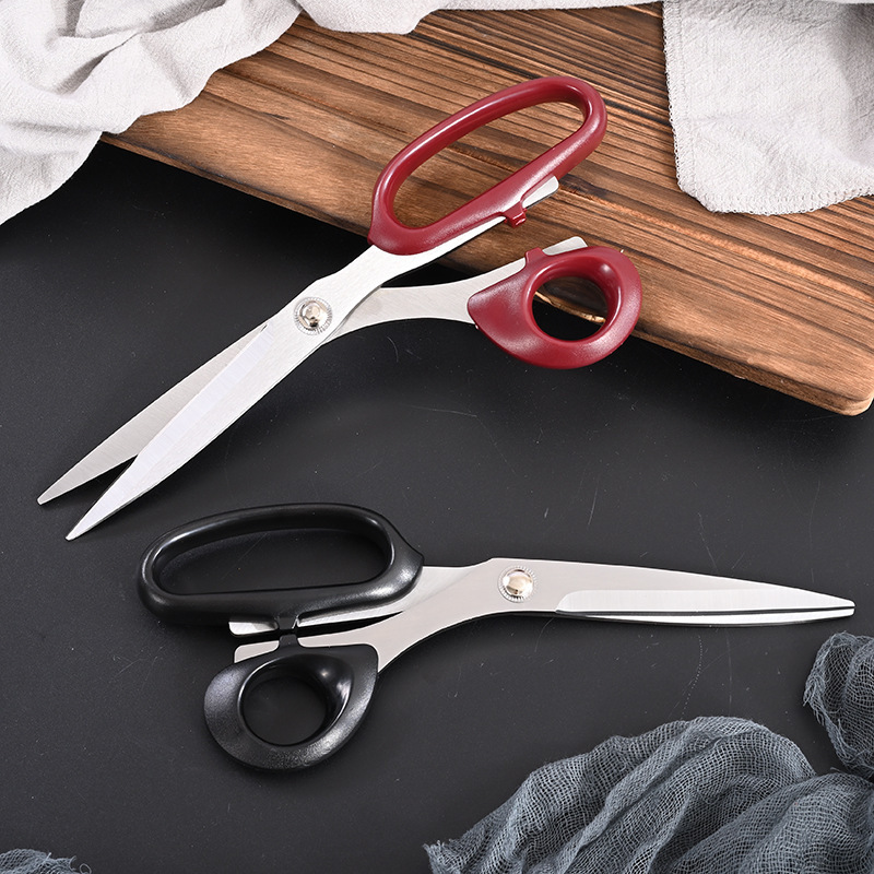 Fabricante de Yangjiang tijeras de sastre tijeras de ropa de acero inoxidable tijeras gruesas tijeras de mango completo afiladas y duraderas