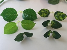 插花配件小批量批发仿真花丝网花叶子牡丹玫瑰菊花等仿真花叶