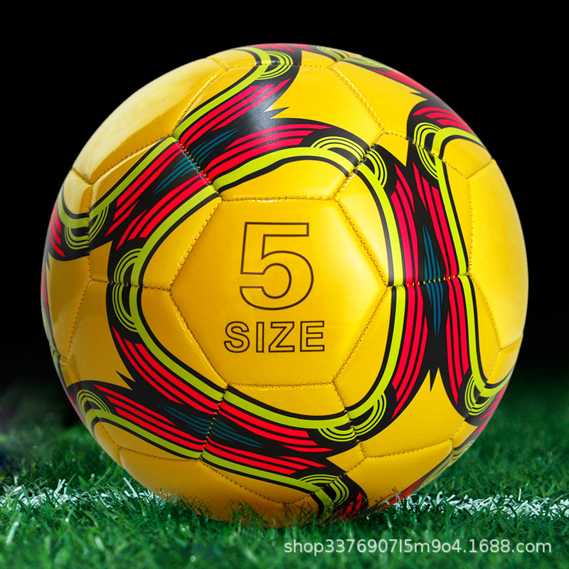 Special Football for Primary and Secondary School Students Training No. 3, No. 4, No. 5 Machine-Sewn Kidsren's Football Pvc Standard Game Explosion-Proof Wholesale