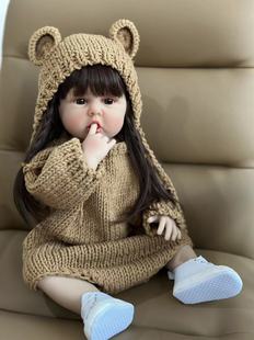 BZDOLL Beibei 55cm glue body simulation baby can enter the water rebirth Doll Girl birthday gift