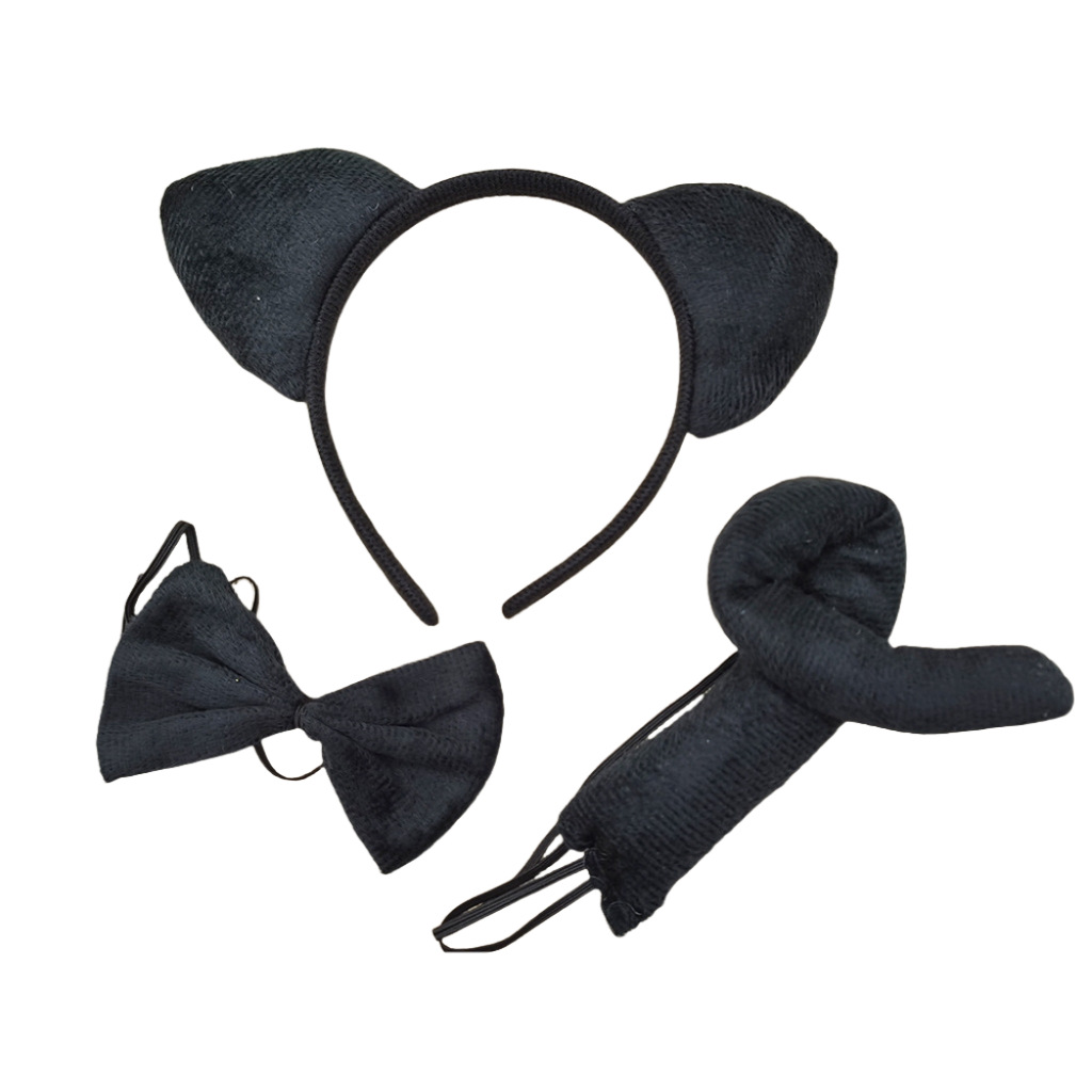 Fábrica directa de animales de tres piezas espectáculo de baile niños / adultos Halloween bandeja de cabeza decoración