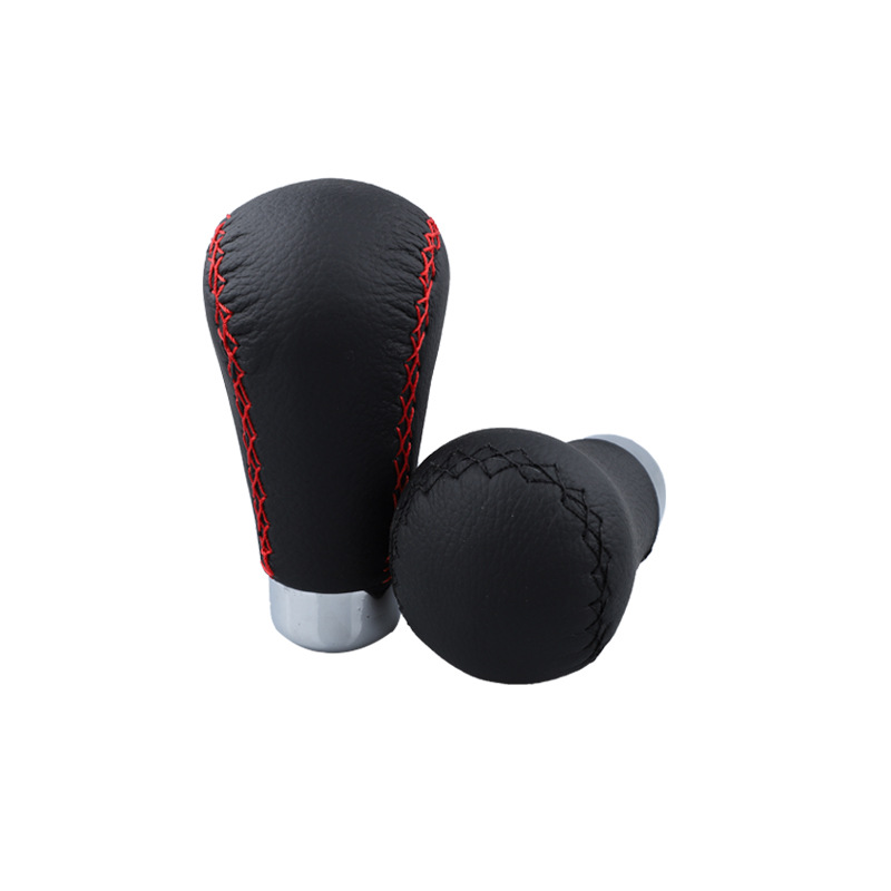Car gear head manual 5-speed universal gear handle head personalized modification gear lever leather automatic gear shift rod head