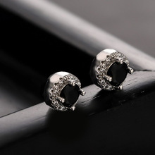 磁吸耳夹男锆石无耳洞抗过敏个性轻奢百搭复古耳饰女简约配饰饰品