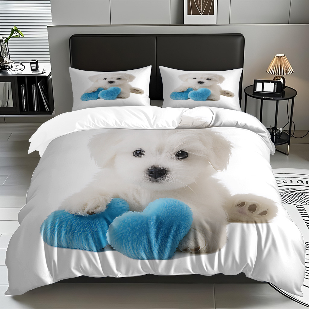 Cute perrito abrasión kit impresión digital pro-piel fabricante textil respirable venta directa soporte TEMU / JIT