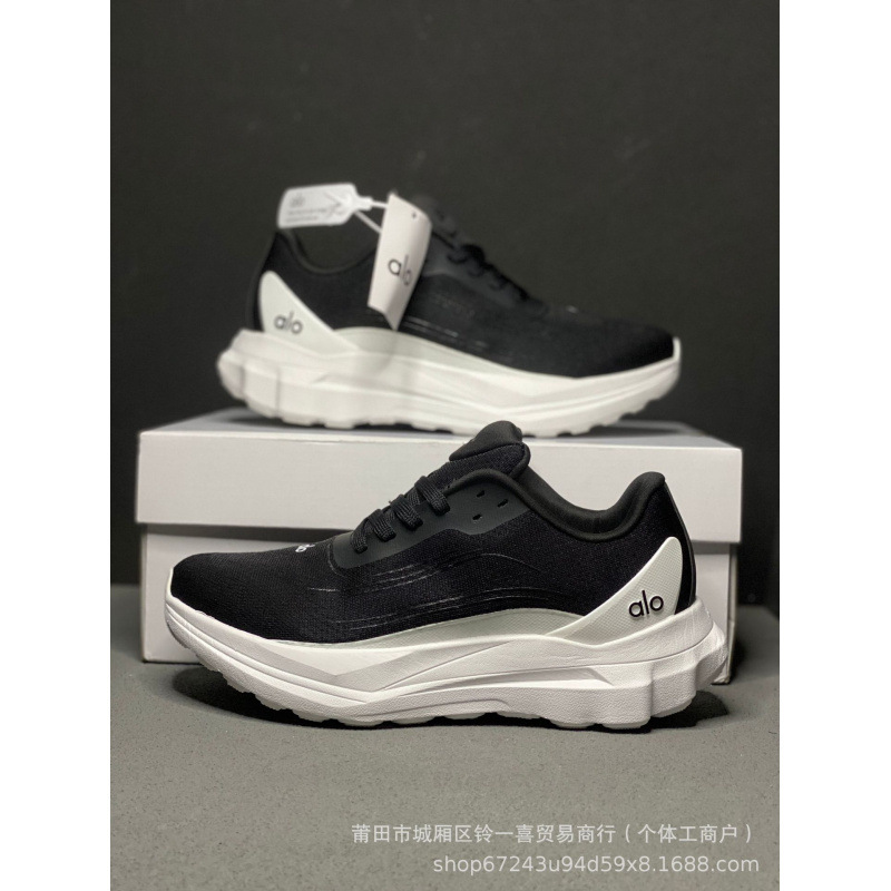 Cross-border Alo Runner Jin Zhixiu lujoso ligero conjunto completo de zapatos deportivos casuales de malla transpirable ultraligero para hombres y mujeres