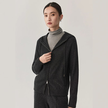 秋季新款女绵羊毛开衫百搭通勤时尚气质外套保暖内搭秋装批发