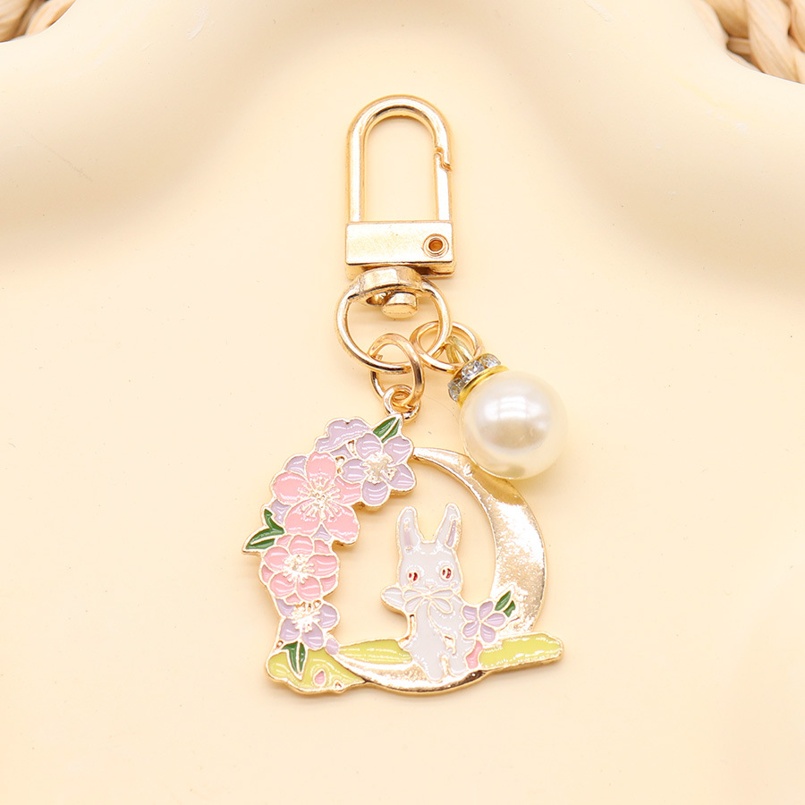 Original hecho a mano primavera, verano, Otoño e Invierno cuatro estaciones paisaje niños mochila colgante aleación goteo llavero bolsa Accesorios