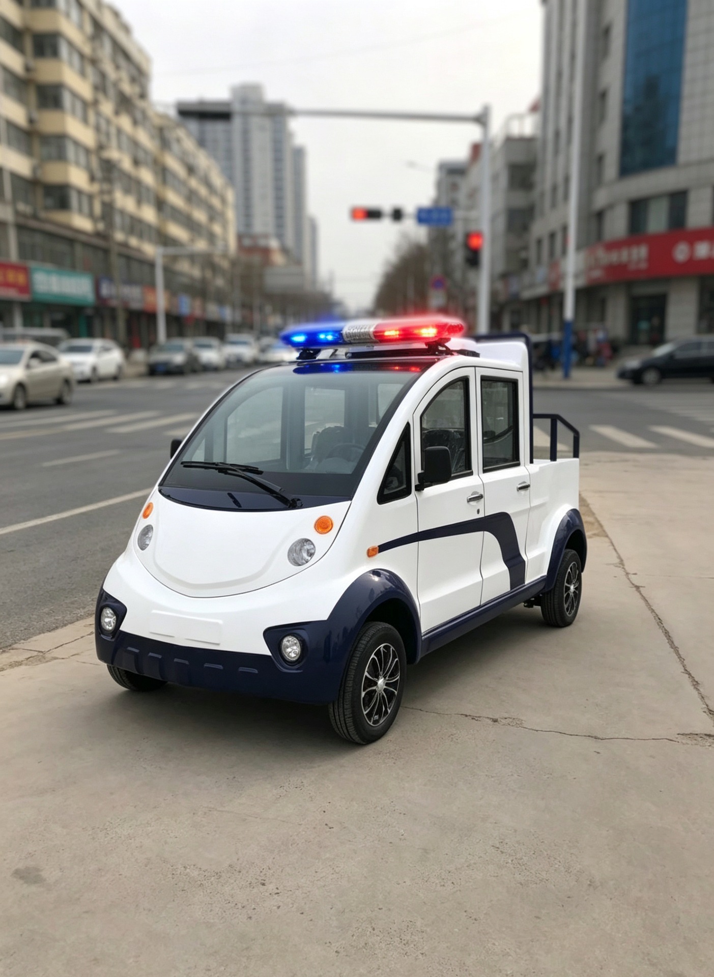 Electric Patrol Pickup Truck, Four-Wheel Tourist Vehicle, Factory Property Security and Fire Protection Shuttle Vehicle, Real Estate Viewing Vehicle