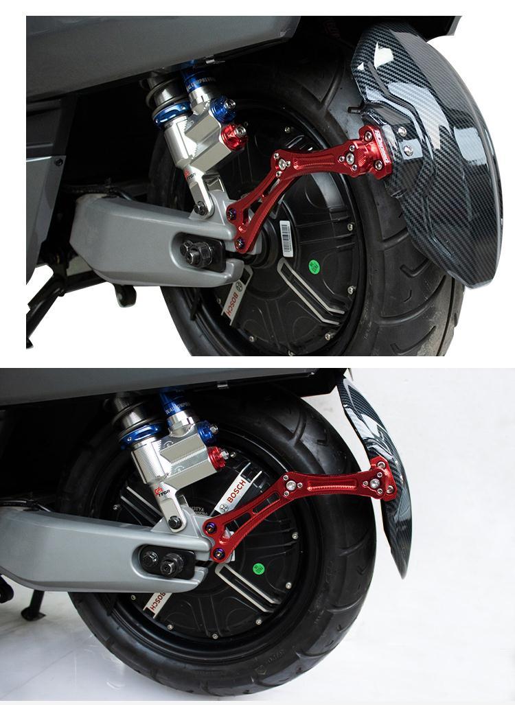 Suitable for calf n1s fender electric car modification accessories nqi/ngt carbon fiber pattern rear fender backing straight up
