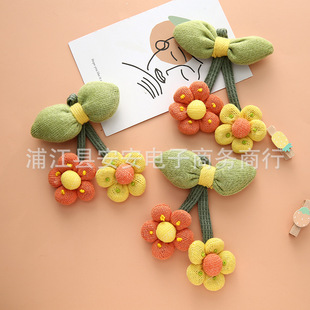 New Wool Flower Bow Pendant Mobile Phone Case Bag Decoration Material DIY Brooch Shoes Clothing Socks Accessories