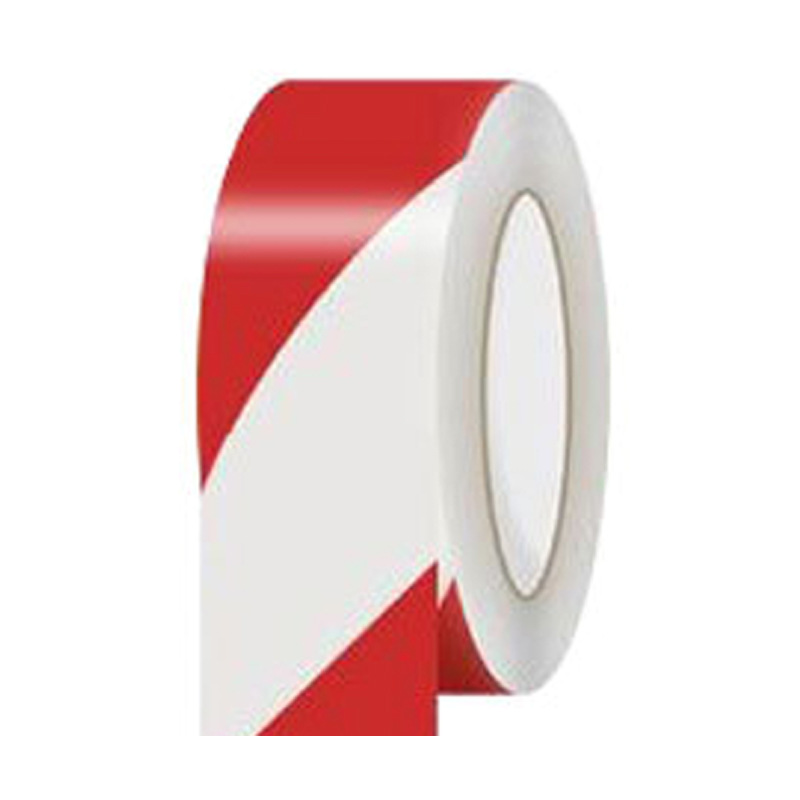 Cintas de advertencia amarillas negras de PVC pegadas en el suelo zebra crossing señales de advertencia de seguridad pegadas en la decoración de la línea de aislamiento de la cinta adhesiva