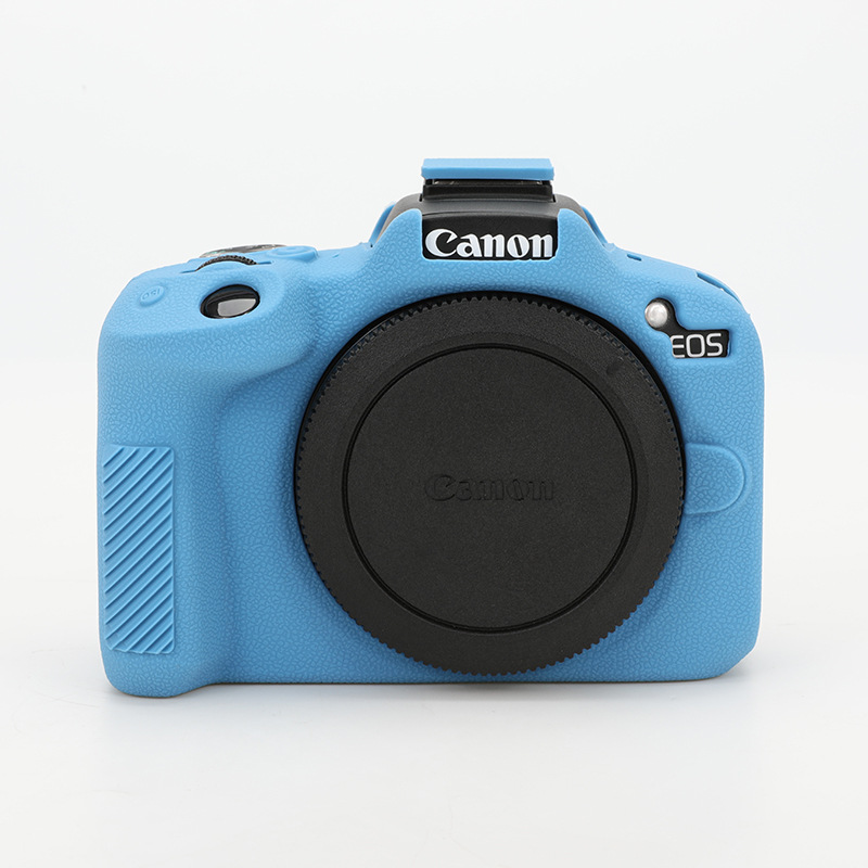 Aplicable a Canon EOS R50 cámara cubierta de silicona R50 micro una sola cámara cubierta protectora bolso de fotografía cubierta de caja suave