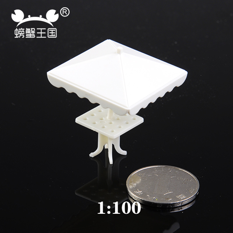 DIY material de mesa de arena modelo de escena modelo paraguas de sol paraguas de vacaciones paraguas de cafetería