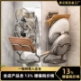 壁挂式收纳打孔家用锅盖架