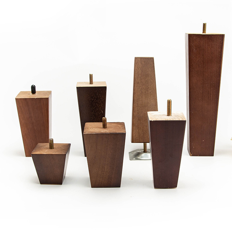 Muebles Pies de madera Pies de madera en forma de calabaza Pies de mueble de TV Pies de sofá Mesa de centro Pies de madera maciza Pies de mesa Pies de silla Pies de cama