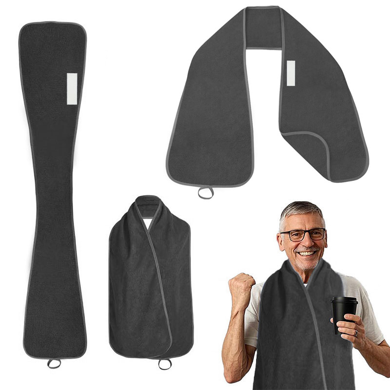 Toalla de saliva multiusos antiincrustante para ancianos, babero para hemiplejía