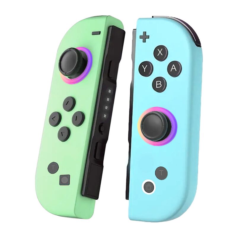 ジョイコンハンドル ns 左右ハンドル 6 軸振動体性感覚スイッチハンドルロッカー RGB 絞り JC172|undefined