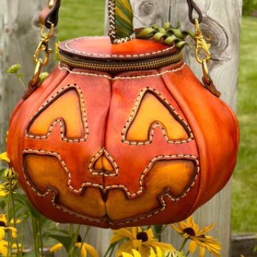 跨境新款The Great Pumpkin Bag大南瓜袋南瓜包包斜挎包|undefined