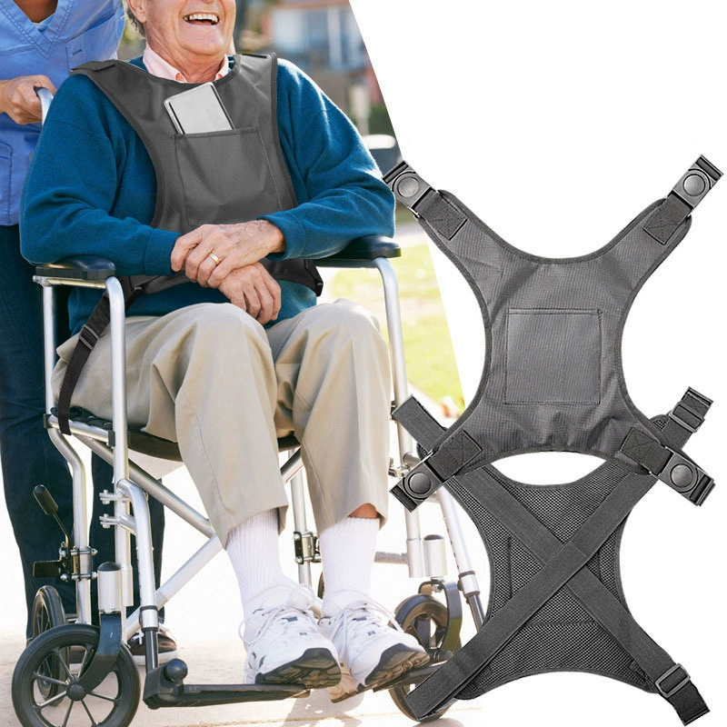 Ремень безопасности для инвалидной коляски для взрослых, фиксированный ремень для инвалидной коляски для пациентов пожилого возраста, жилет, ремень безопасности