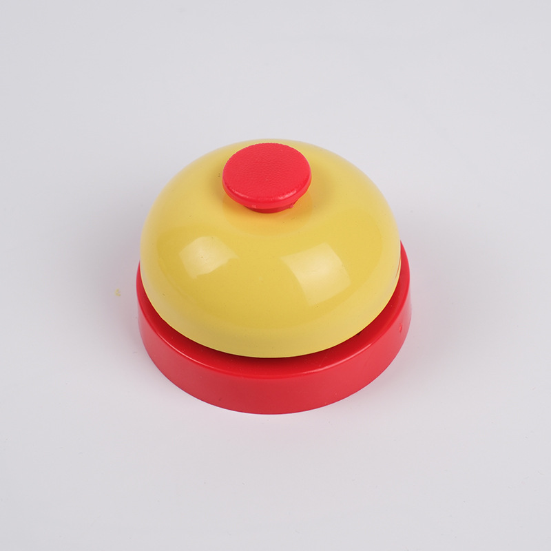 Juegos de mesa de juguetes de timbre de metal con espejo galvanizado botón de timbre plateado timbre de timbre de mano timbre de timbre de timbre de timbre de timbre