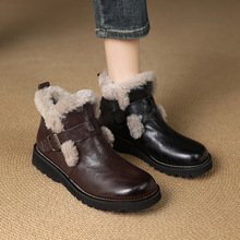 2.5CM��Ƥ��Ƥ�����ӽq��ѥŮ���¿ůѩ��ѥ����ѥ���ë��ѥ