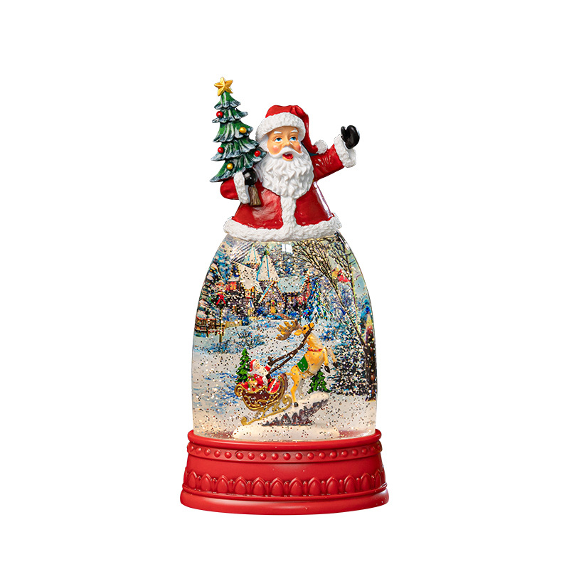 Navidad viejo muñeco de nieve decoración de escritorio árbol de nieve artesanía transfronteriza regalos productos al por mayor