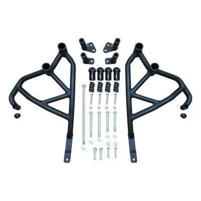 Applicable to Suzuki GSX250R anti-fall bar bumper motorcycle bumper modified rear tailstock Fender accessories (Motorcycle bumper) - black-frosted-spring-head-bumper