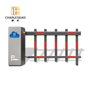 Fence barrier parking lot automatic intelligent parking fee license plate recognition system residential landing pole all-in-one machine