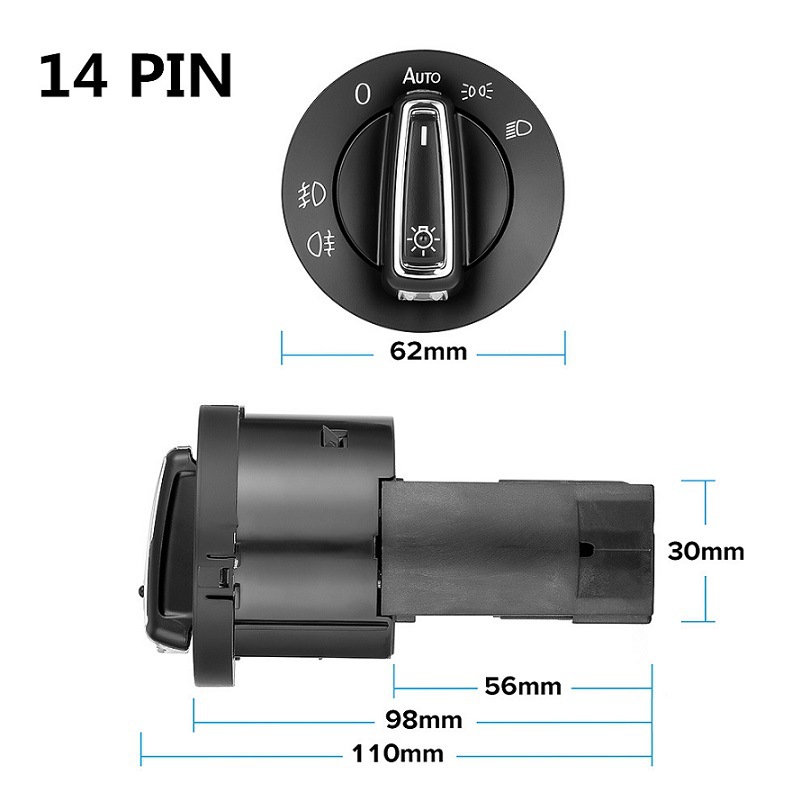 Suministro directo de fábrica aplicable POLO Bora Golf MK4 Jetta MK7B5PassatB63C faro automático