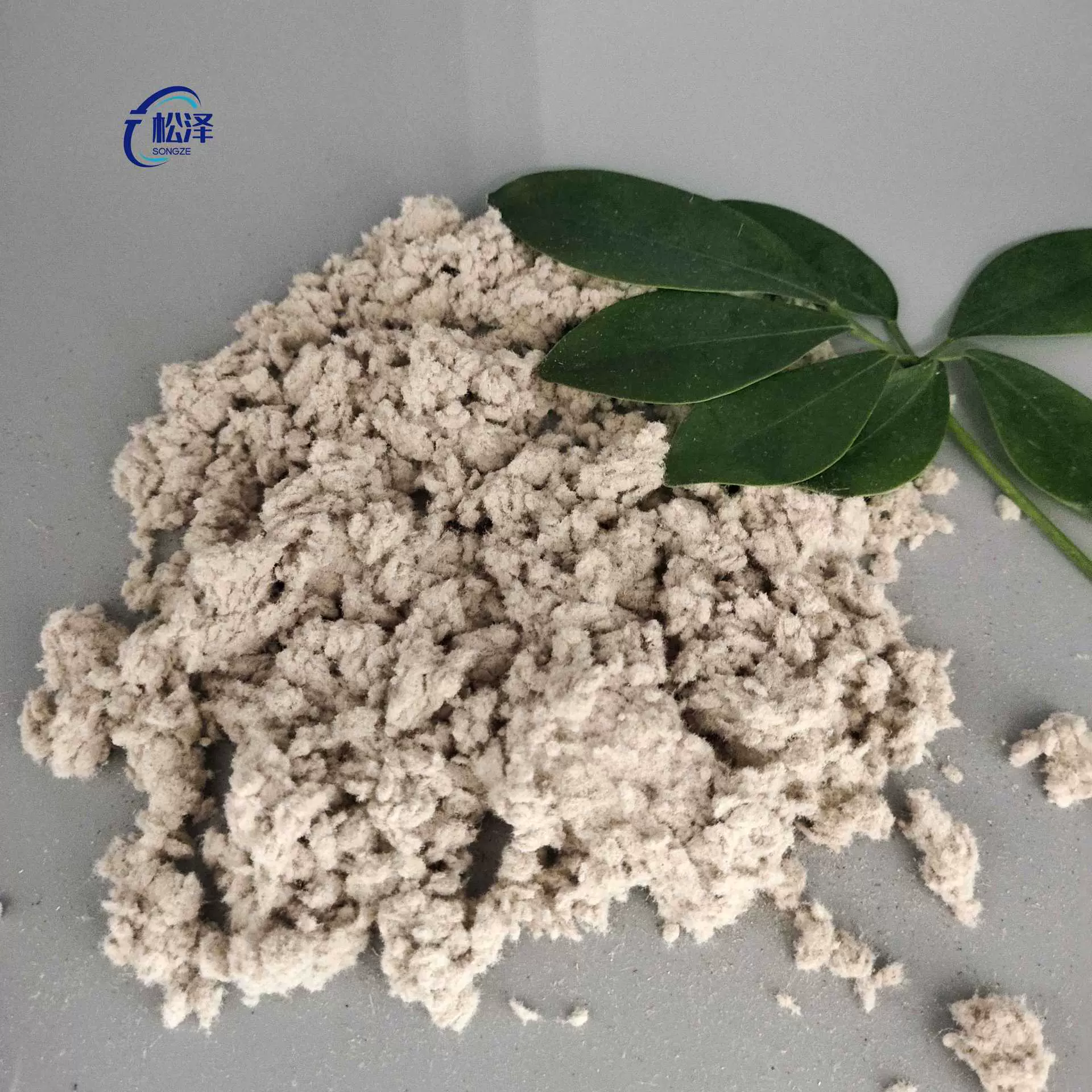 褐色吸油木质素纤维 路用增稠阻裂耐高温絮状木质素纤维