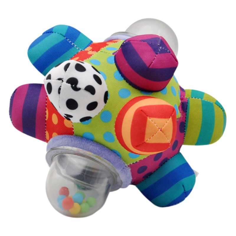 Новорожденный Раннее Образование Манхэттен Тренировка Ребенок Плюшевая Погремушка Рука Захватить Мяч Детская Игрушка От 0 до 1 года Головоломка