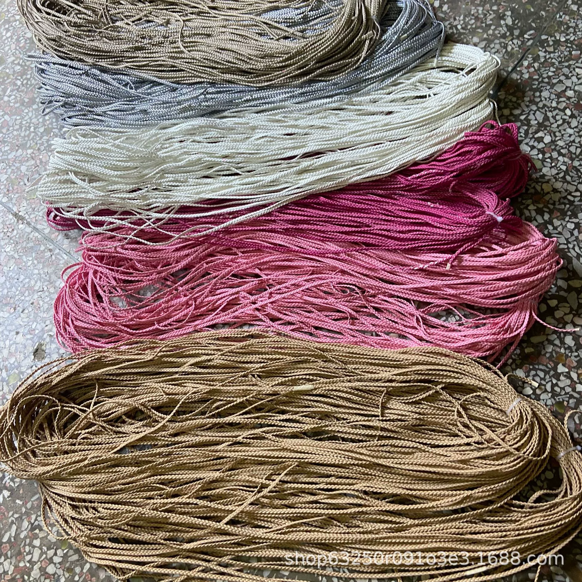 Ленточная веревка Кожаная тканая машина 5 мм Обувь Сумки Аксессуары для одежды Ремень из искусственной кожи