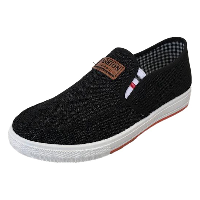 2023 new canvas shoes men's old Beijing cloth shoes tendon bottom shoes Korean fashion shoes stall night market running shoes